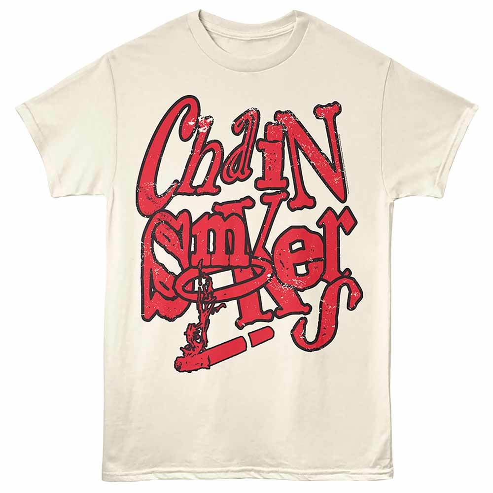 The Chainsmokers - THE CHAINSMOKERS JUMBLED TEXT Adult Shirt