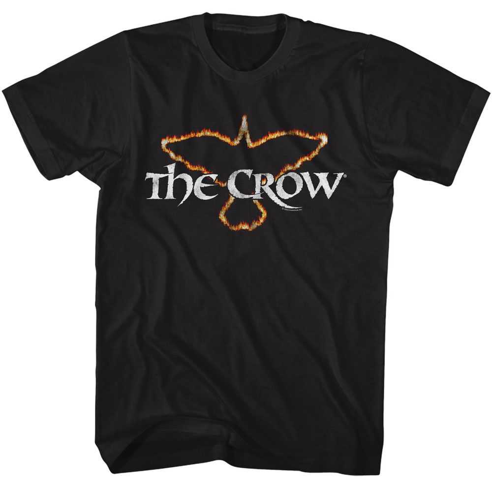 The Crow - THE CROW FLAMING CROW Adult Shirt