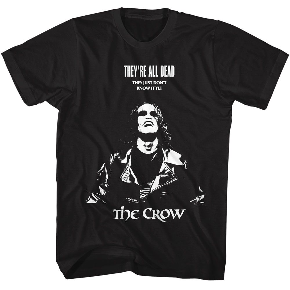 The Crow - THE CROW THEYRE ALL DEAD Adult Shirt
