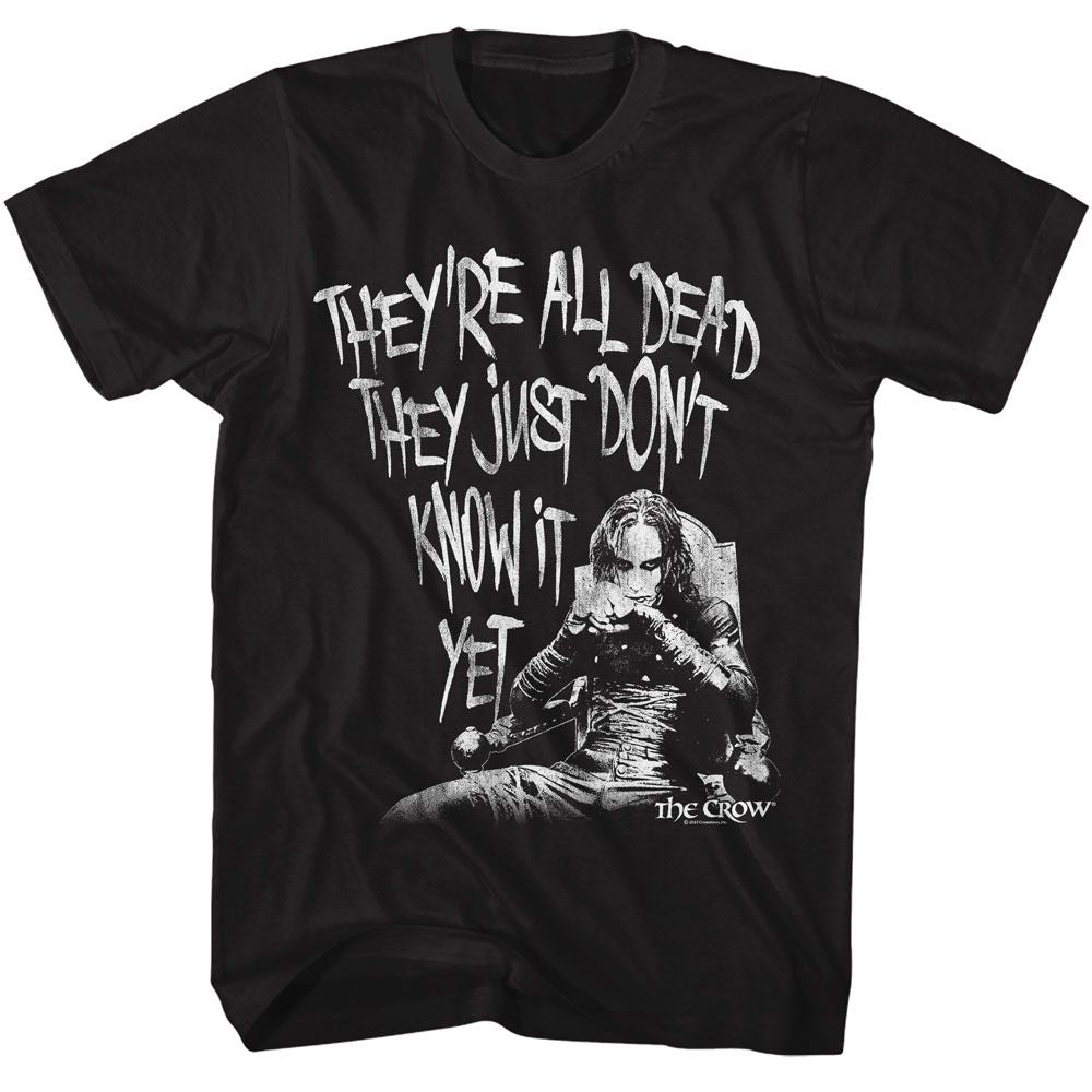 The Crow - THE CROW ALL DEAD Adult Shirt
