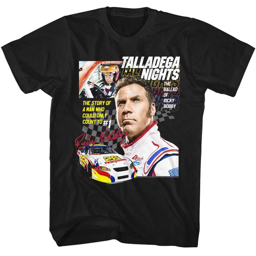 Talladega Nights - TALLADEGA NIGHTS COLLAGE Adult Shirt