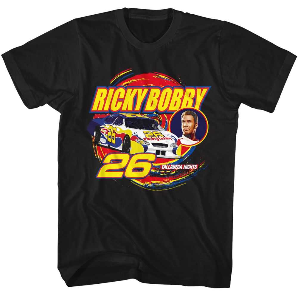 Talladega Nights - TALLADEGA NIGHTS RICKY BOBBY SWIRL Adult Shirt