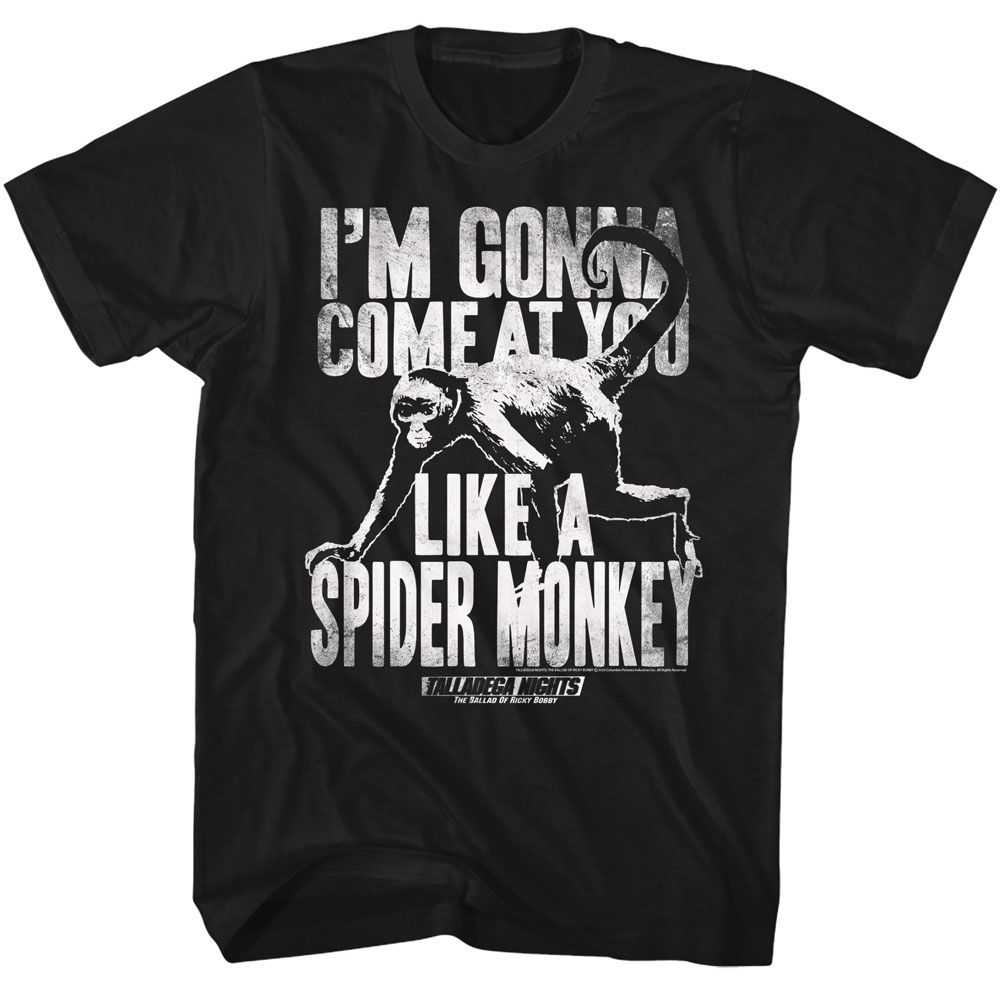 Talladega Nights - TALLADEGA NIGHTS LIKE A SPIDER MONKEY Adult Shirt