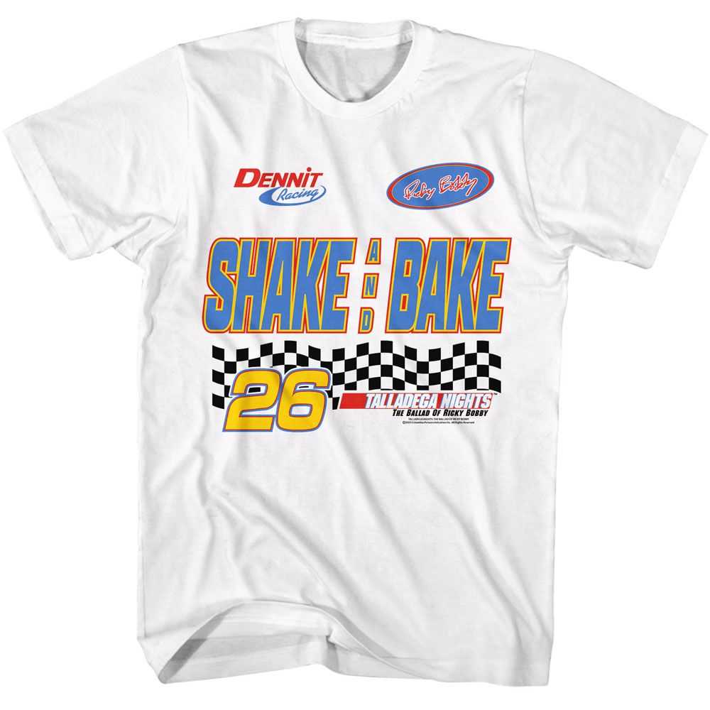 Talladega Nights - TALLADEGA NIGHTS SHAKE AND BAKE Adult Shirt
