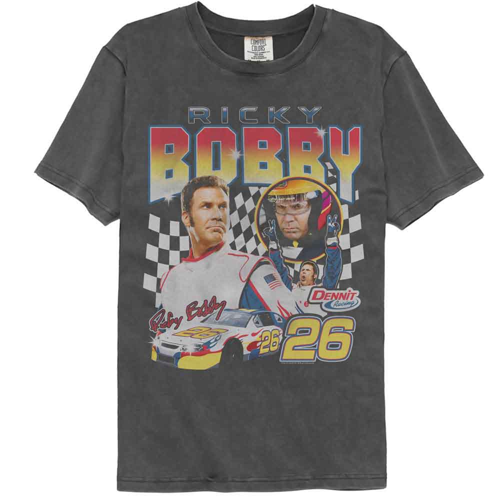Talladega Nights - TALLADEGA NIGHTS THREE PHOTO RACING Adult Shirt