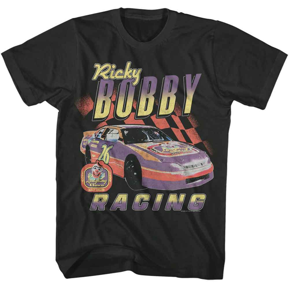 Talladega Nights - TALLADEGA NIGHTS LAUGHING CLOWN RACING Adult Shirt