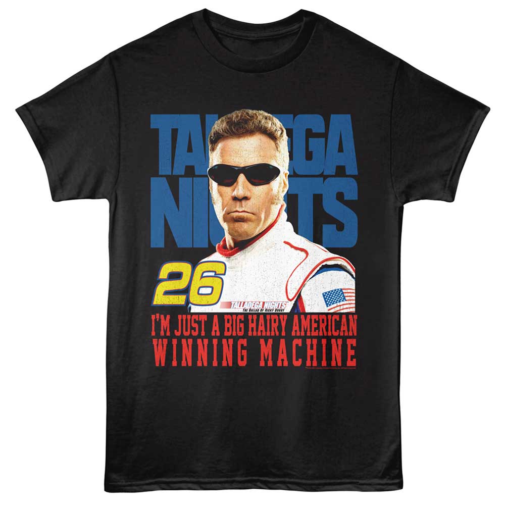 Talladega Nights - TALLADEGA NIGHTS WINNING MACHINE Adult Shirt
