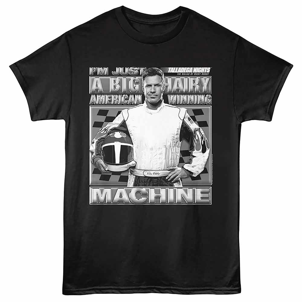 Talladega Nights - TALLADEGA NIGHTS BIG HAIRY AMERICAN Adult Shirt
