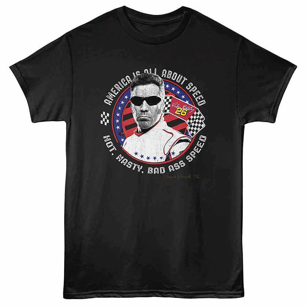 Talladega Nights - TALLADEGA NIGHTS AMERICA IS ABOUT SPEED Adult Shirt