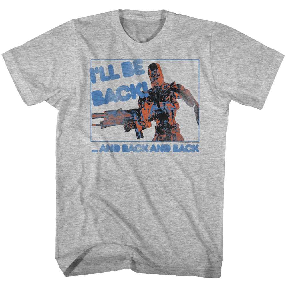 Terminator - BE BACK Adult Shirt