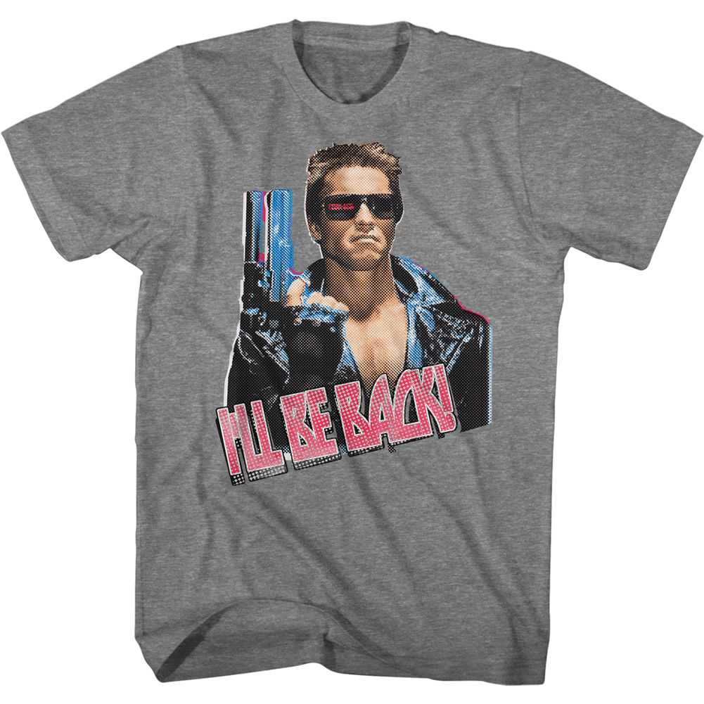 Terminator - ILL BE BACK Adult Shirt