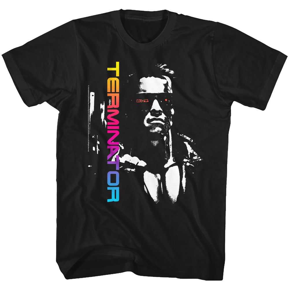 Terminator - NEON TERMINATOR Adult Shirt