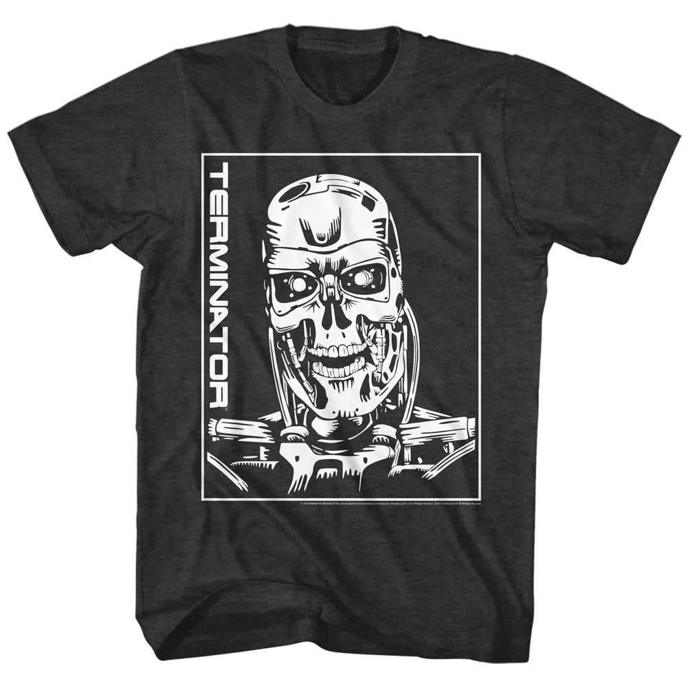 Terminator - MACHINE SKULL Adult Shirt