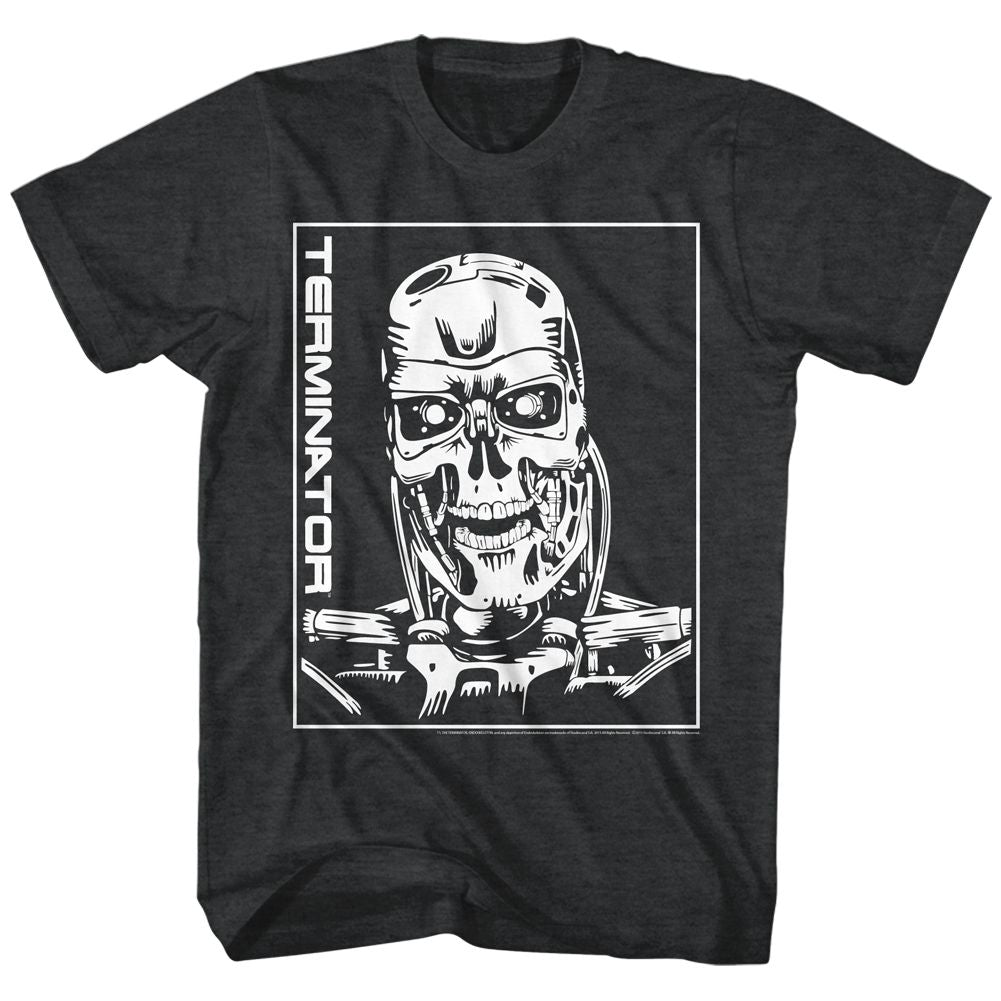 Terminator - MACHINE SKULL Adult Shirt