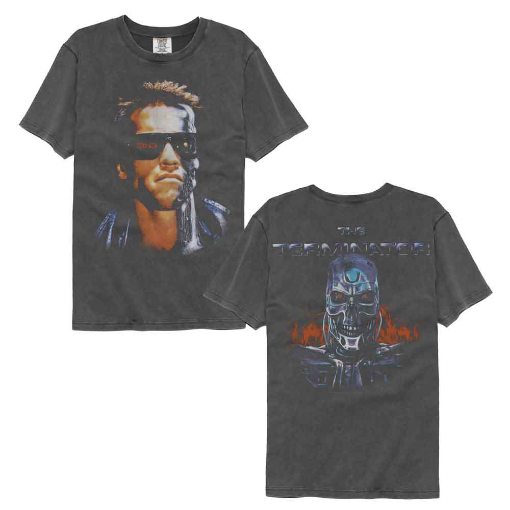 Terminator - TERMINATOR OVERSIZED HEAD F B Adult Shirt