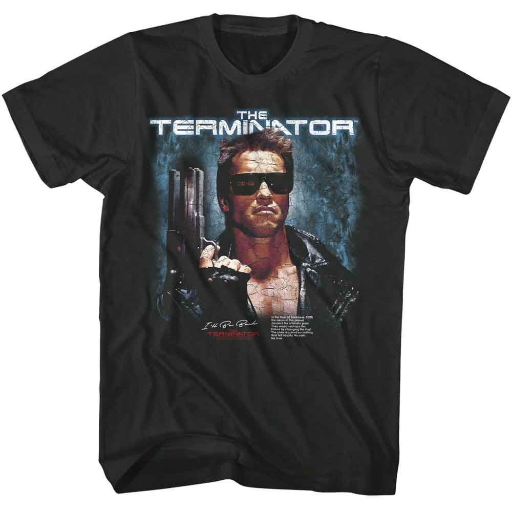 Terminator - TERMINATOR JACKET AND PISTOL POSTER Adult Shirt