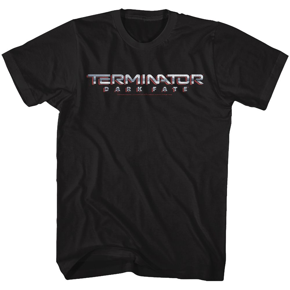 Terminator Dark Fate - DARK FATE CHROME LOGO Adult Shirt