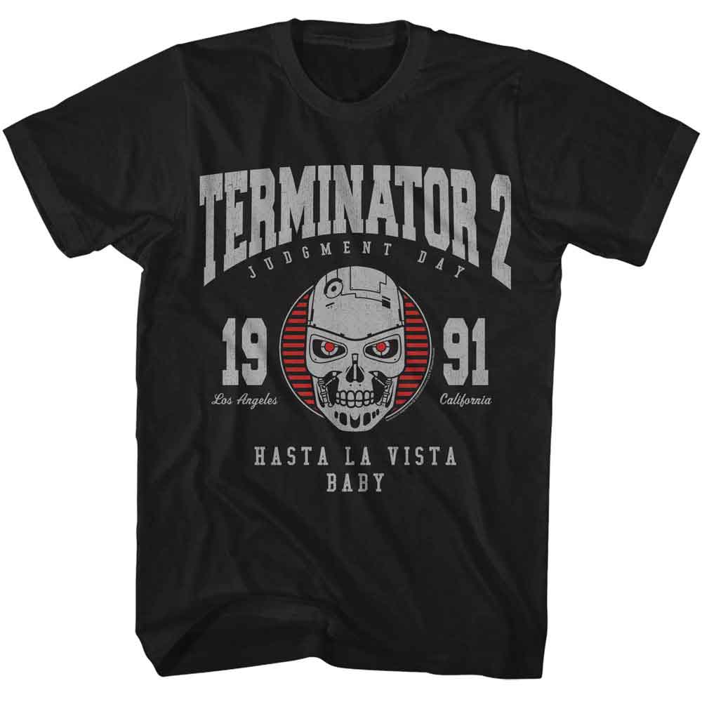 Terminator 2 - TERMINATOR T2 COLLEGIATE Adult Shirt