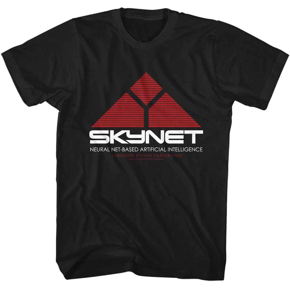 Terminator 2 - TERMINATOR SKYNET LOGO Adult Shirt