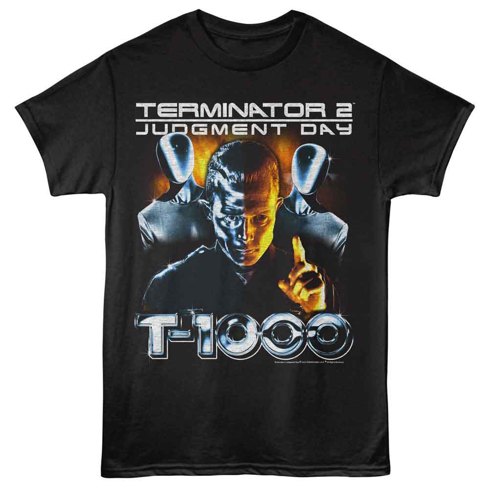 Terminator 2 - TERMINATOR 2 T 1000 Adult Shirt