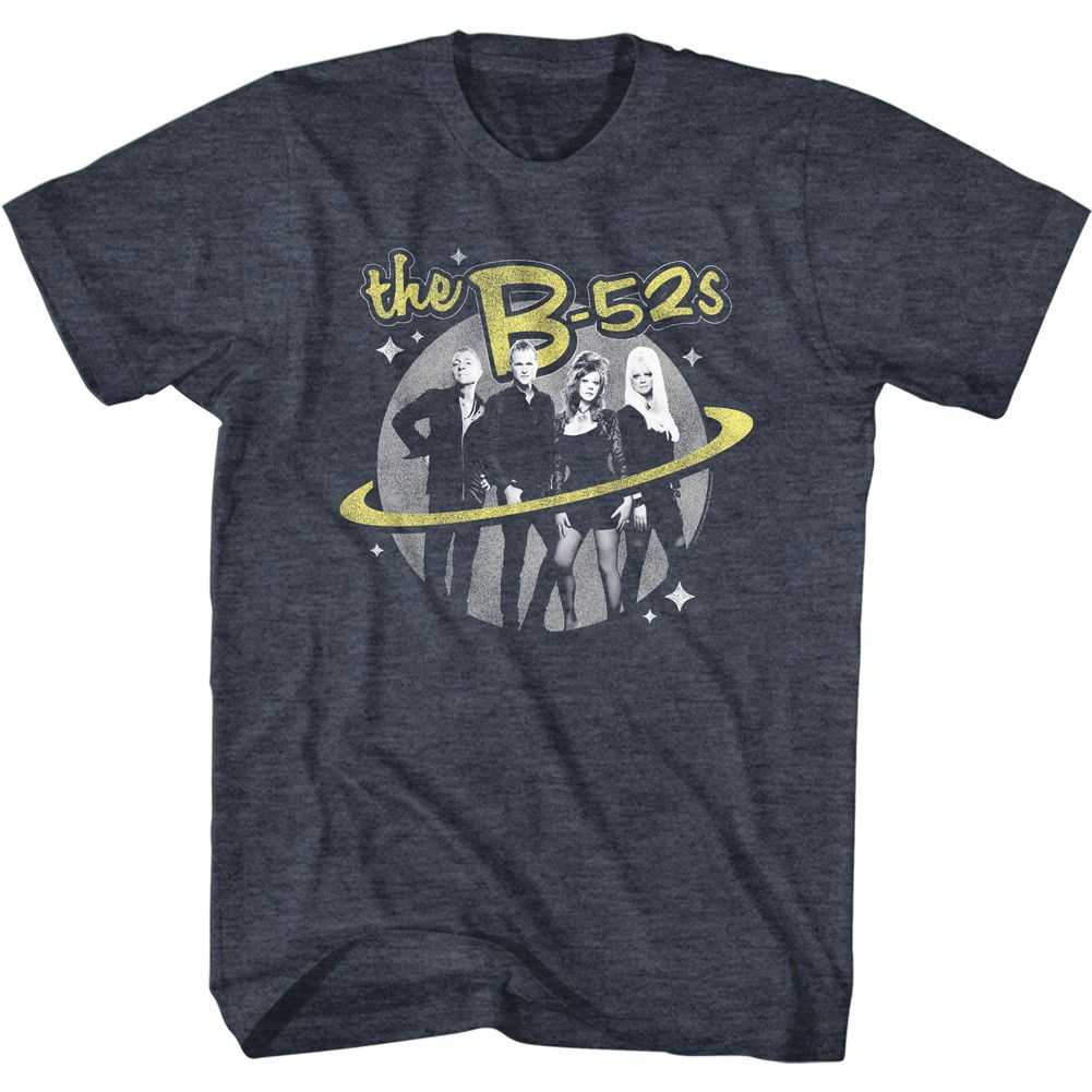 The B-52s - LOGO AND PLANET Adult Shirt
