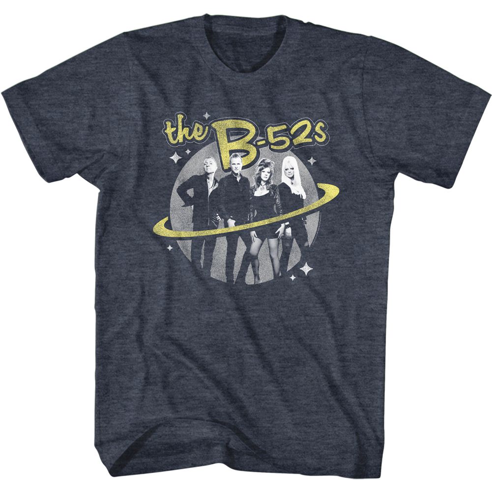 The B-52s - LOGO AND PLANET Adult Shirt