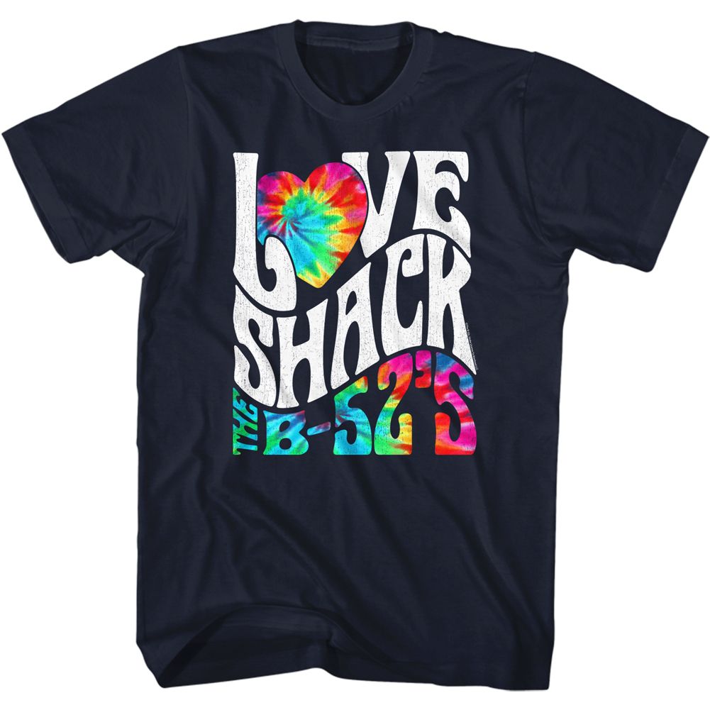 The B-52s - LOVE SHACK TIE DYE Adult Shirt