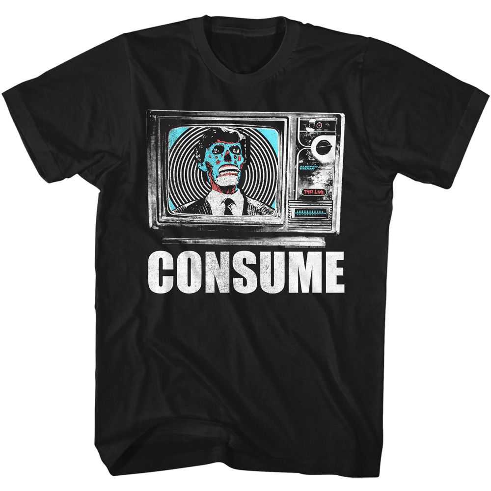 They Live - THEY LIVE CONSUME Adult Shirt