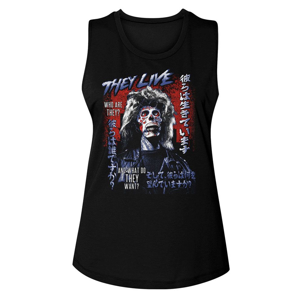 They Live - THEY LIVE WHO ARE THEY Adult Shirt