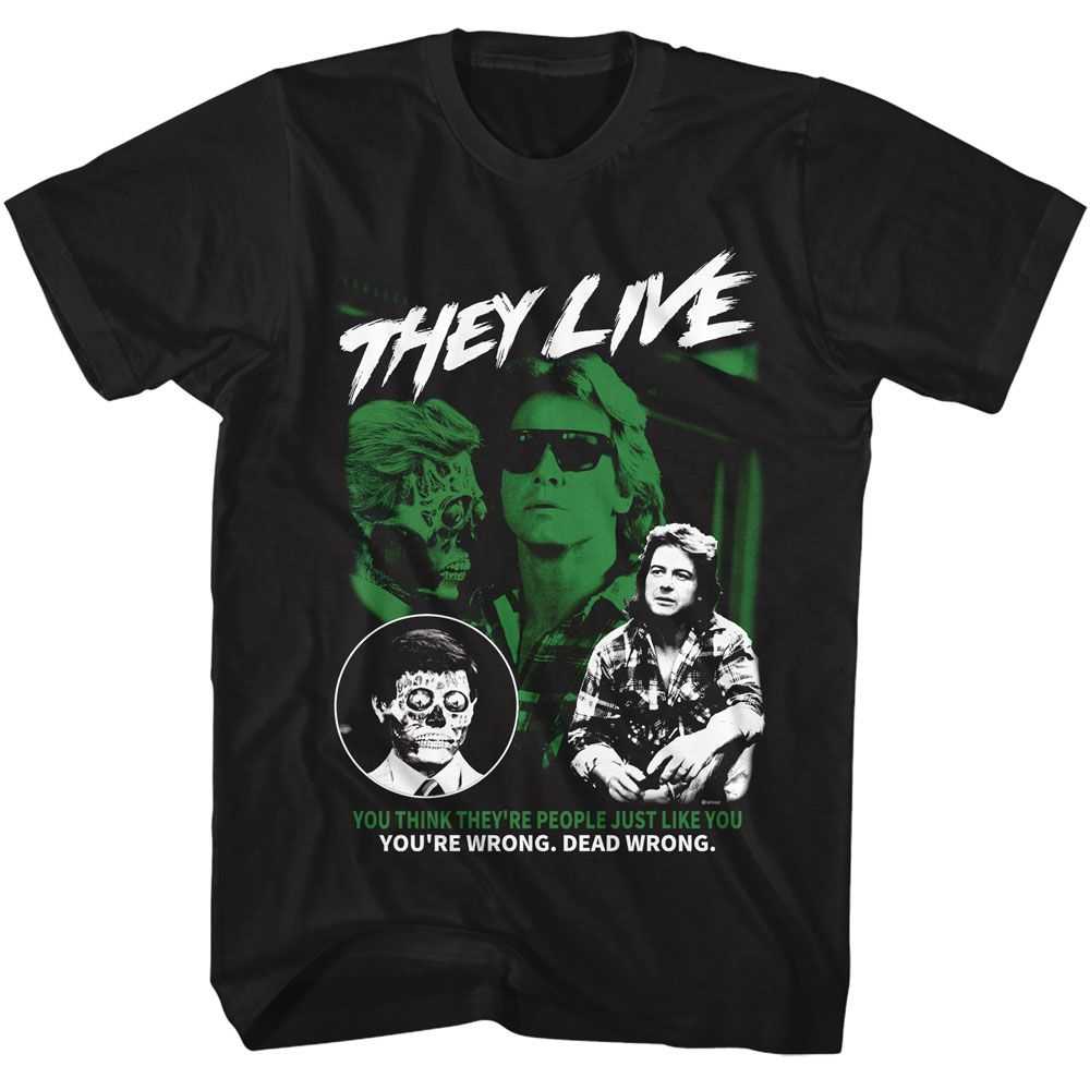 They Live - THEY LIVE DEAD WRONG Adult Shirt
