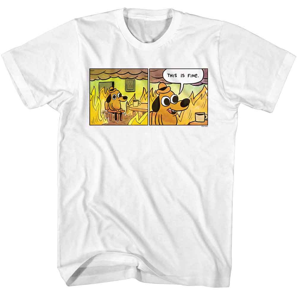 This Is Fine - THIS IS FINE OG Adult Shirt