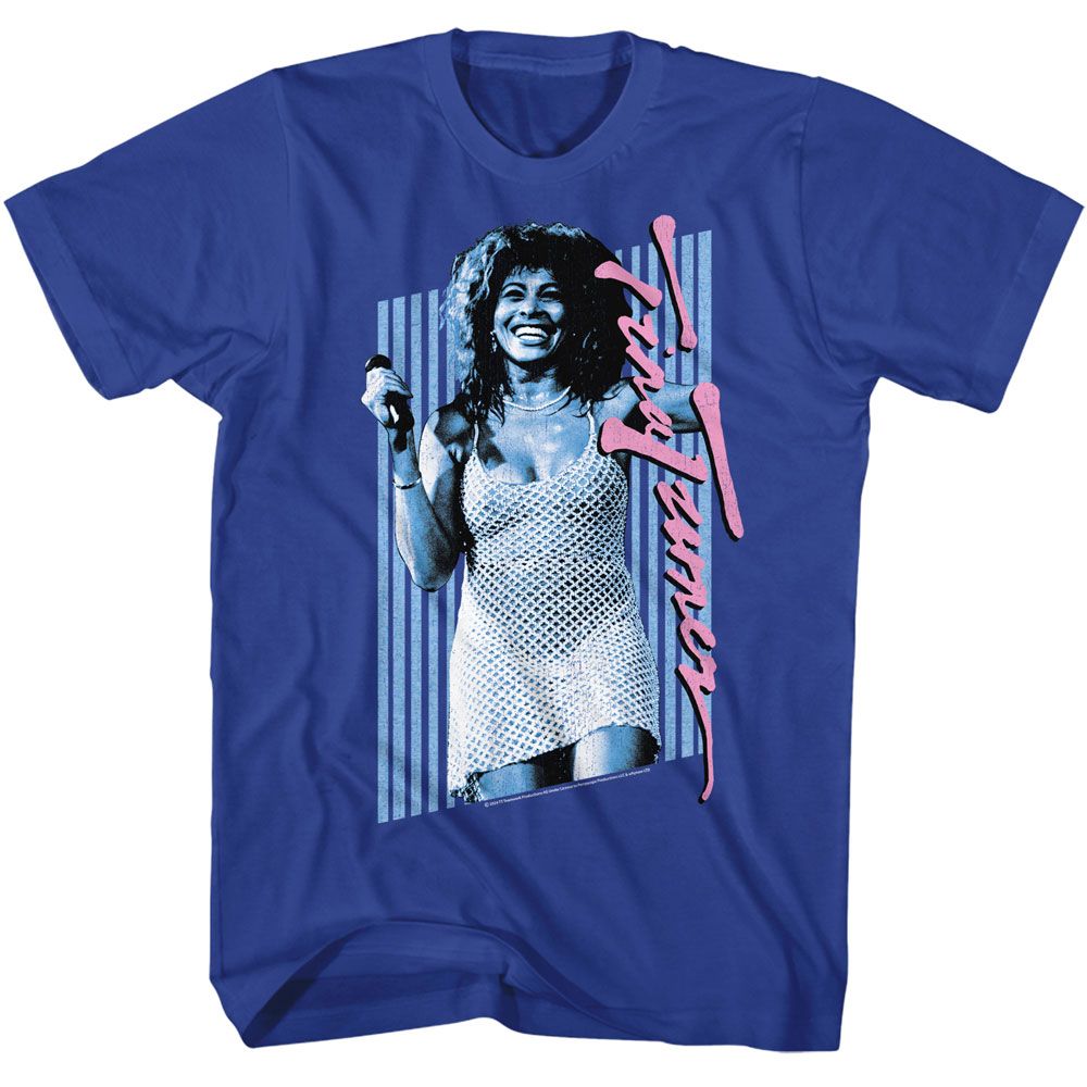 Tina Turner - TINA TURNER BACKGROUND BARS Adult Shirt