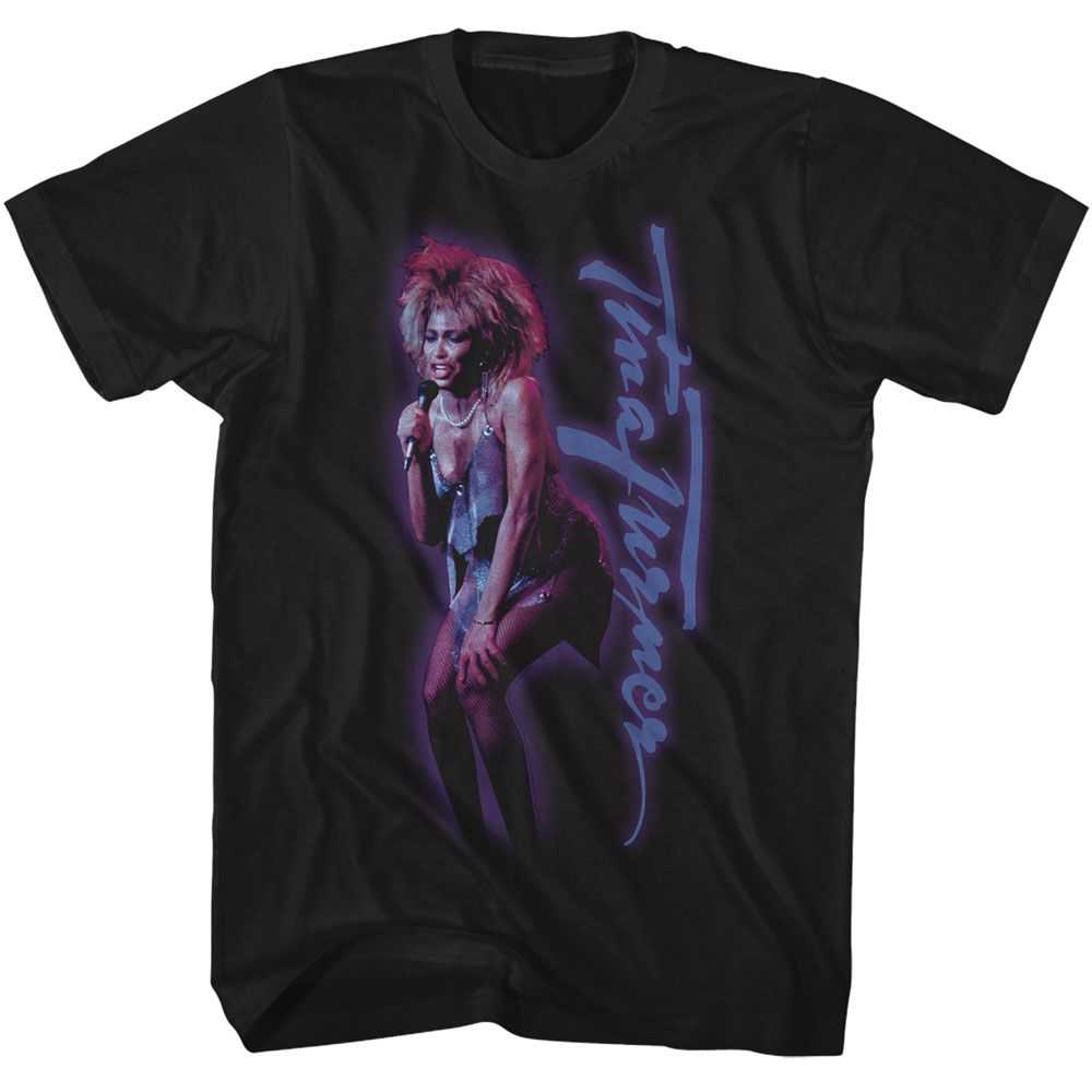 Tina Turner - TINA TURNER SINGING OUTER GLOW Adult Shirt