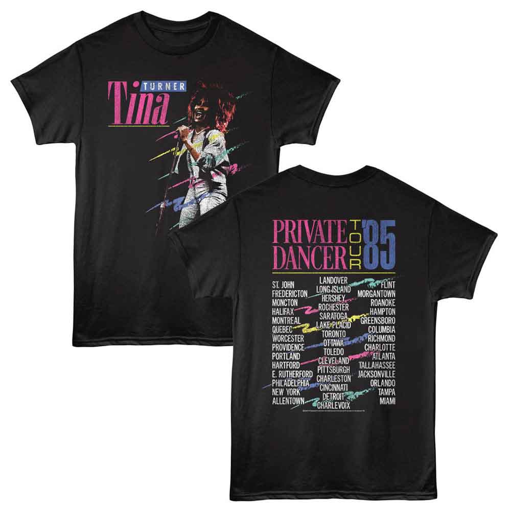 Tina Turner - TINA TURNER PRIVATE DANCER TOUR 85 Adult Shirt