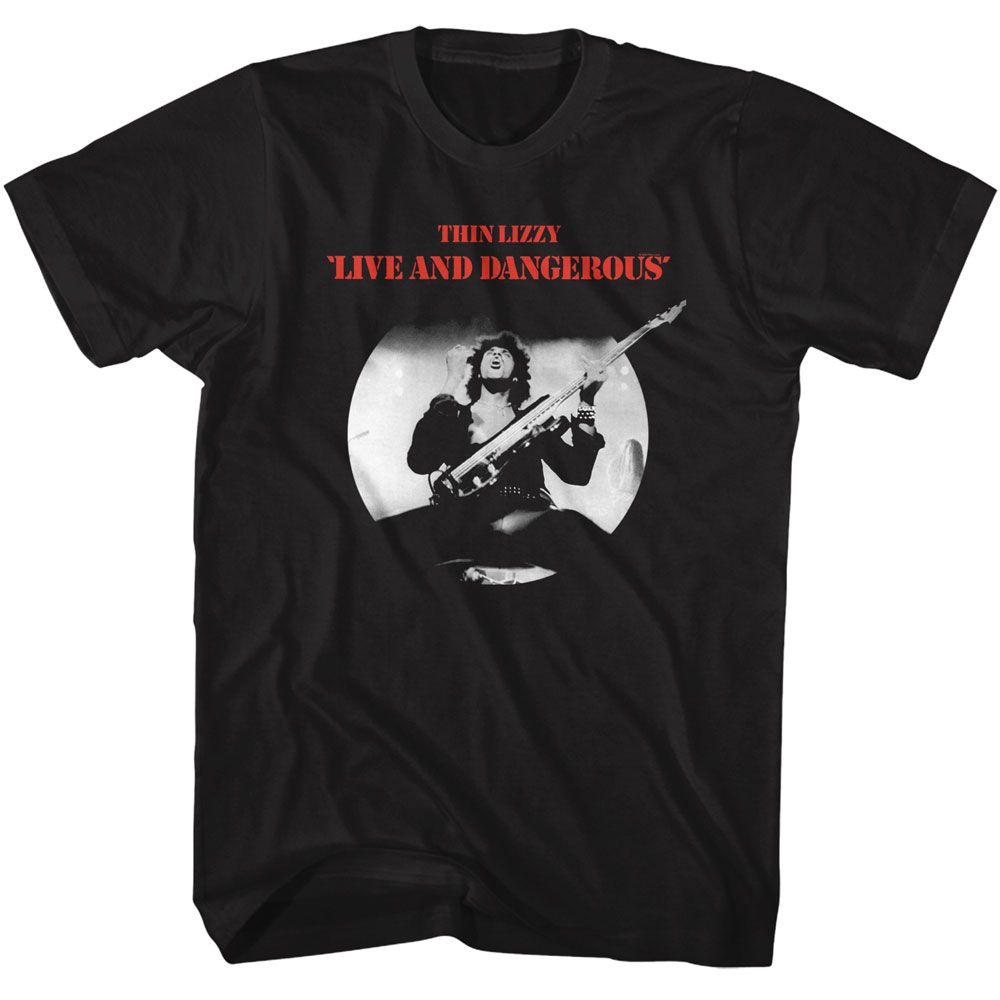 Thin Lizzy - THIN LIZZY LIVE AND DANGEROUS Adult Shirt