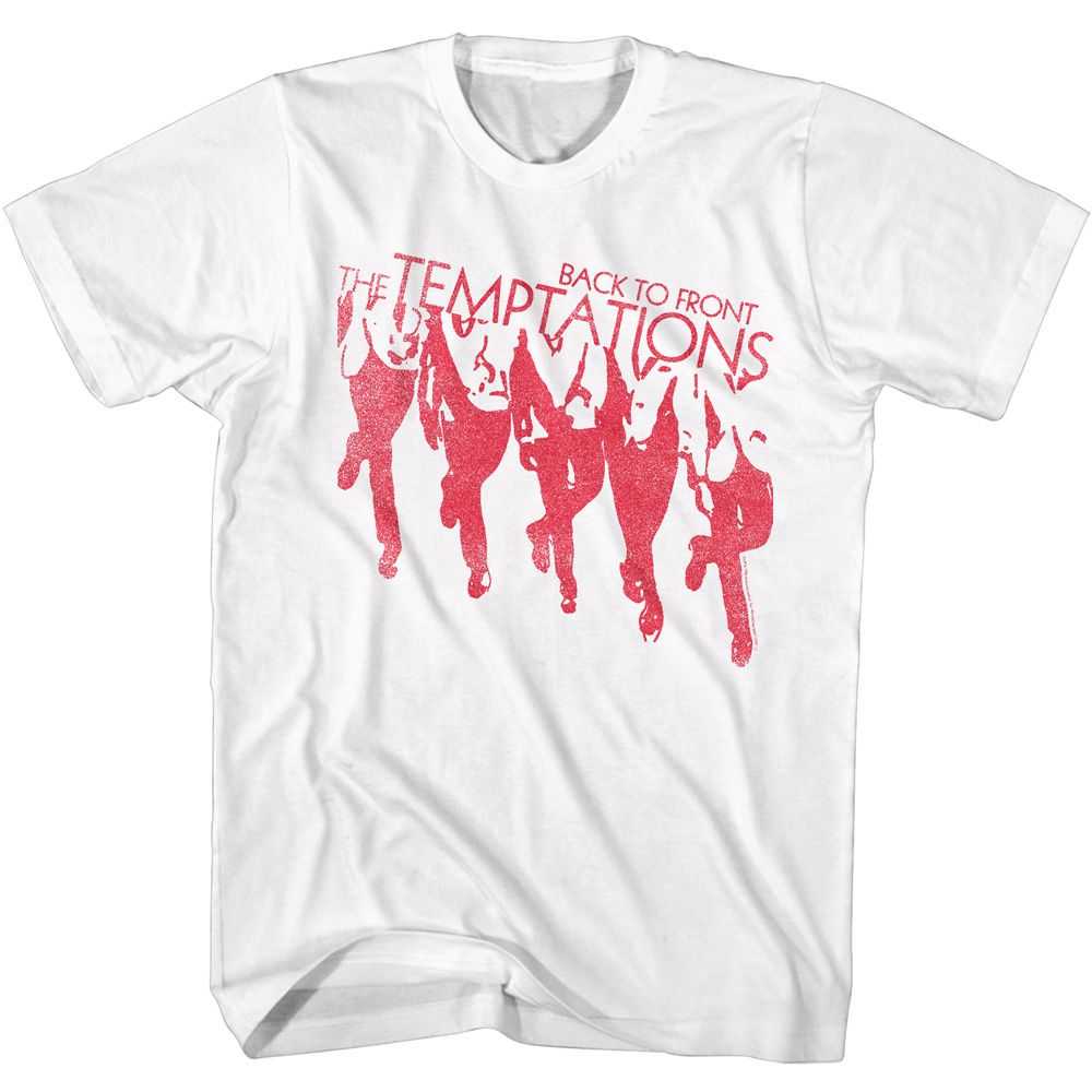 Temptations - TEMPTATIONS BACK TO FRONT Adult Shirt