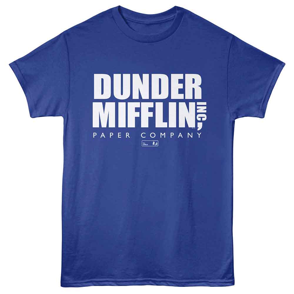 The Office - THE OFFICE DUNDER MIFFLIN LOGO Adult Shirt
