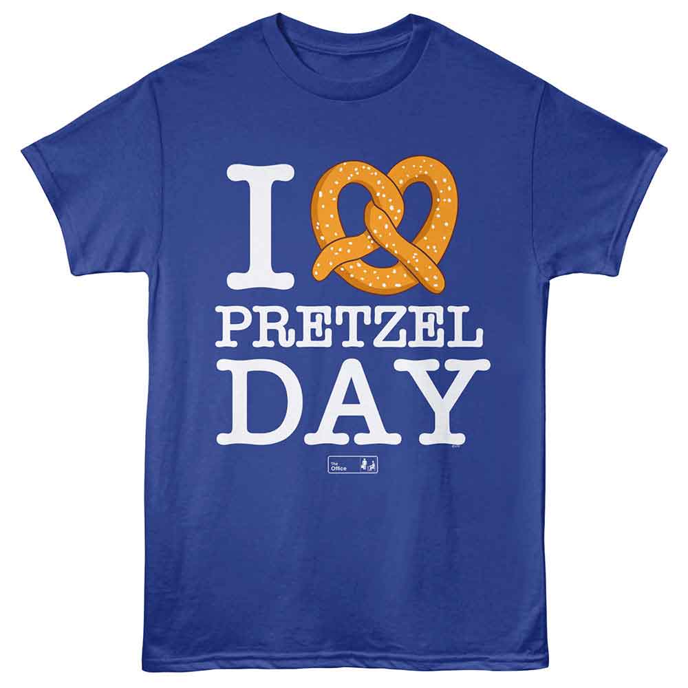 The Office - THE OFFICE I HEART PRETZEL DAY Adult Shirt