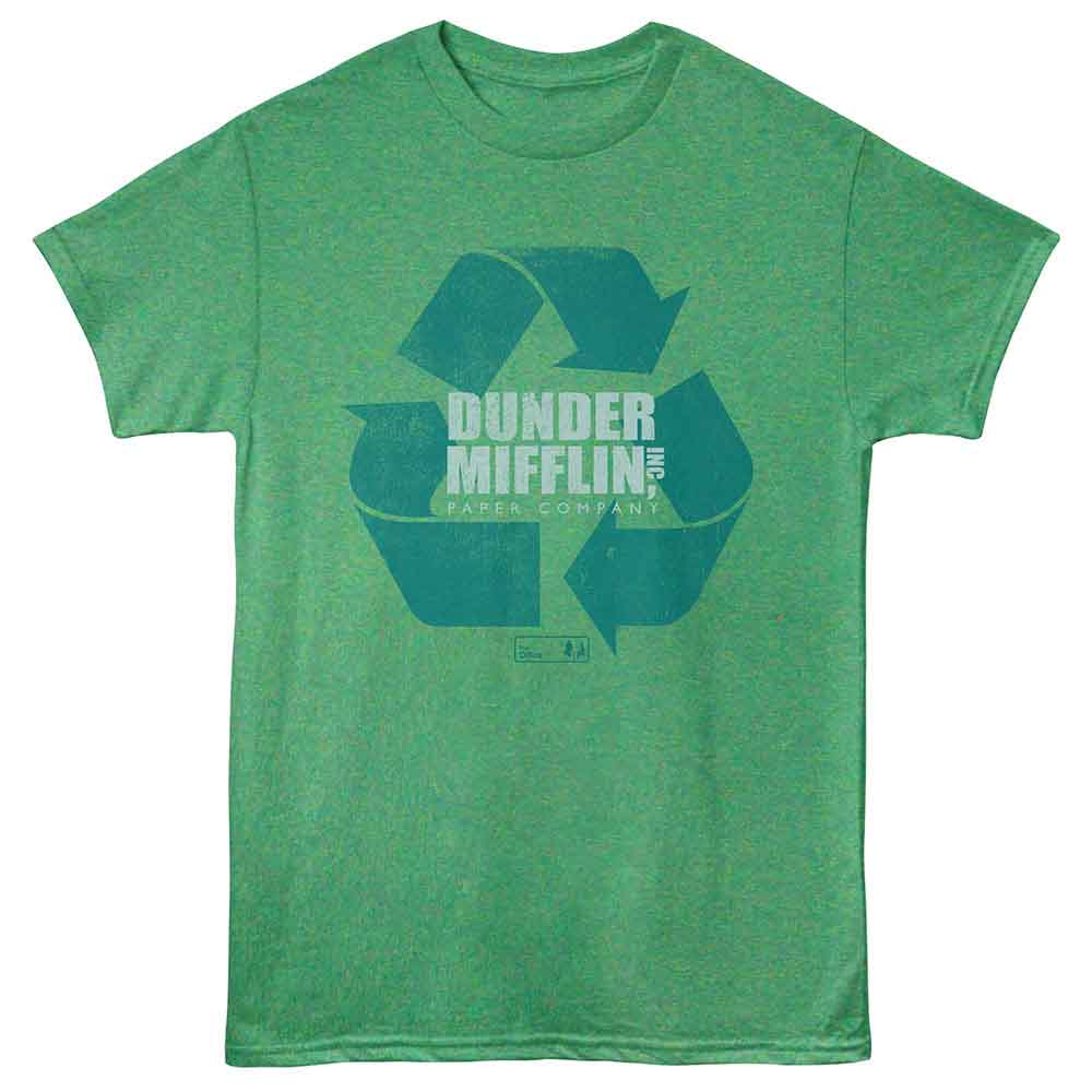 The Office - THE OFFICE DUNDER MIFFLIN RECYCLE Adult Shirt