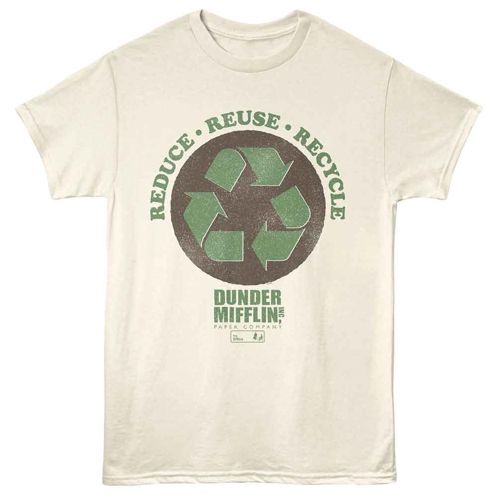 The Office - THE OFFICE REDUCE REUSE DUNDER MIFFLIN Adult Shirt