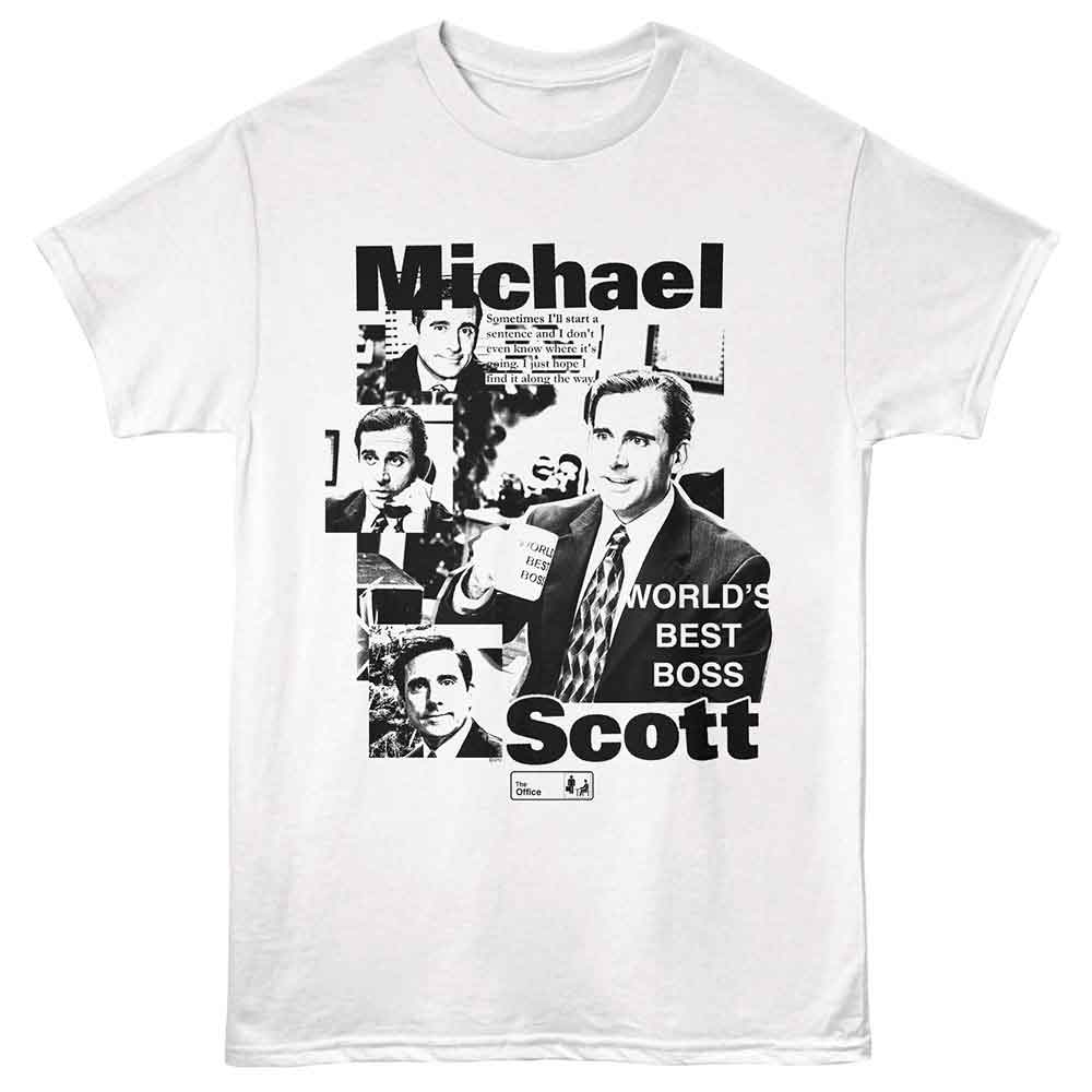 The Office - THE OFFICE MICHAEL PHOTO COLLAGE Adult Shirt