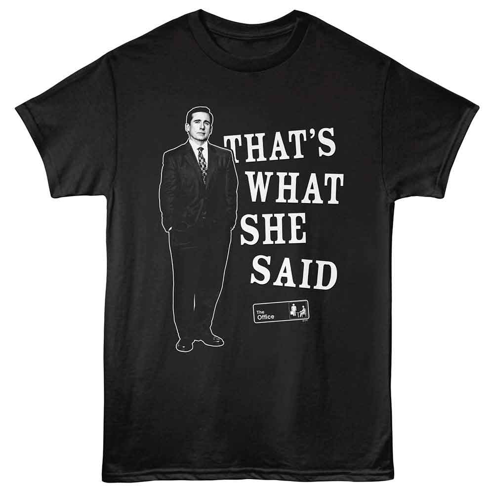 The Office - THE OFFICE STANDING MICHAEL SHE SAID Adult Shirt