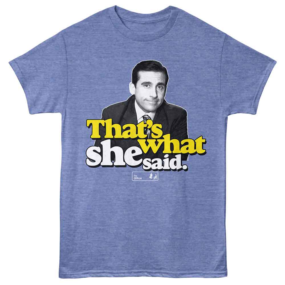The Office - THE OFFICE SHE SAID SMILING Adult Shirt