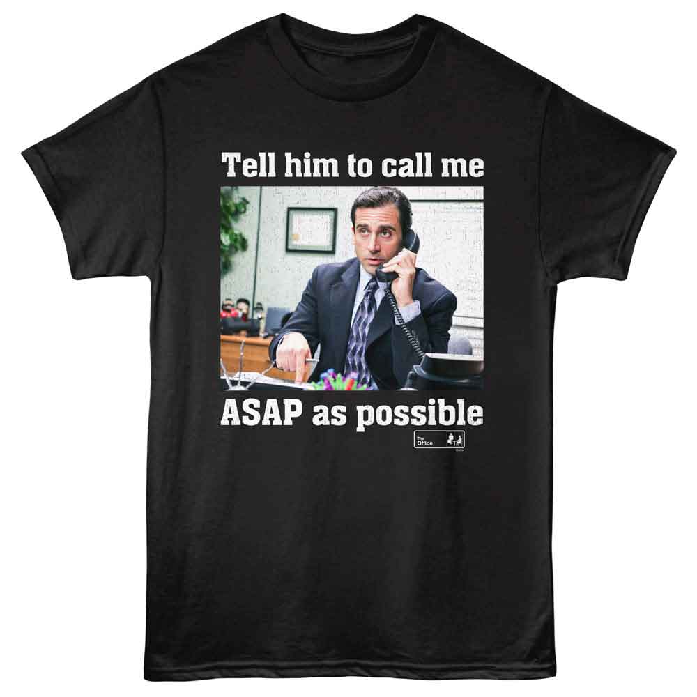 The Office - THE OFFICE ASAP AS POSSIBLE Adult Shirt