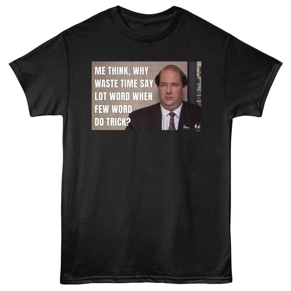 The Office - THE OFFICE FEW WORD Adult Shirt