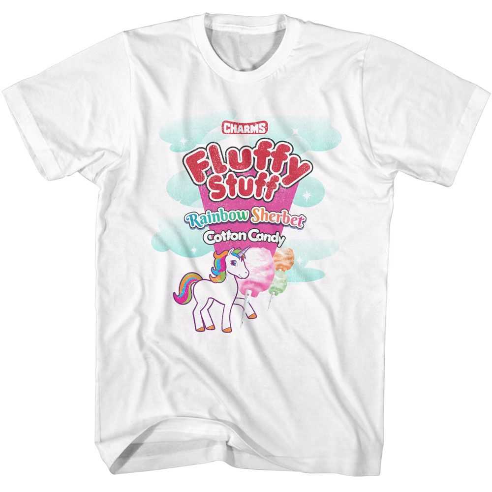 Tootsie Roll - TOOTSIE ROLL FLUFFY STUFF RAINBOW SHERBERT Adult Shirt