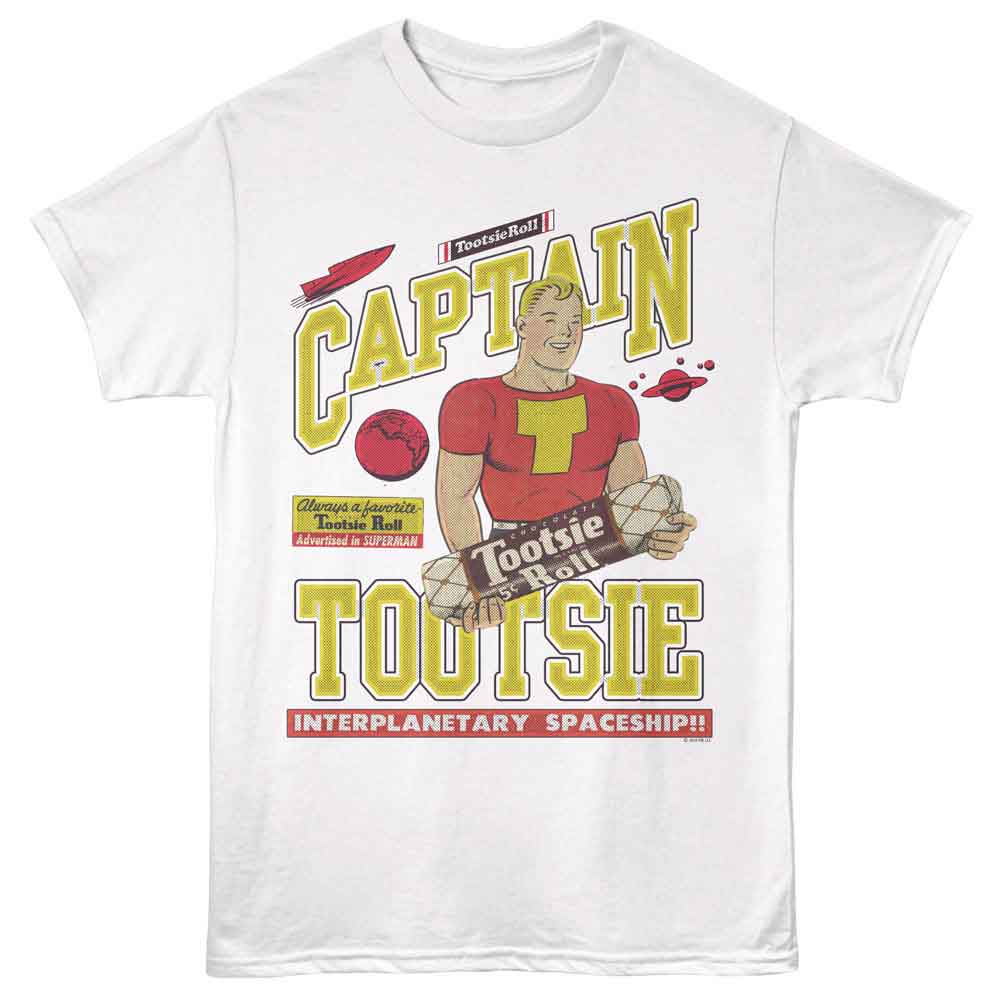 Tootsie Roll - TOOTSIE ROLL CAPTAIN TOOTSIE Adult Shirt