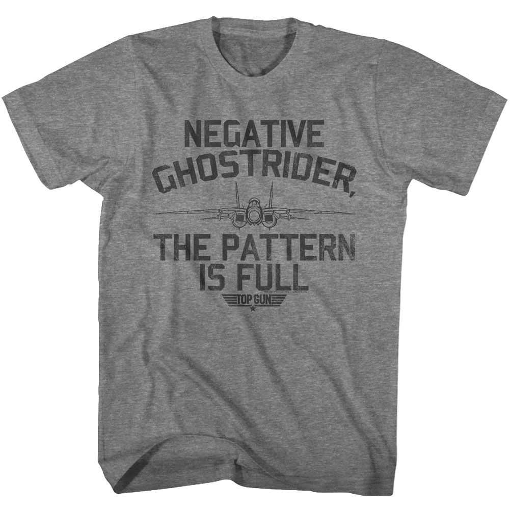 Top Gun - NEGATIVE GHOSTRIDER Adult Shirt