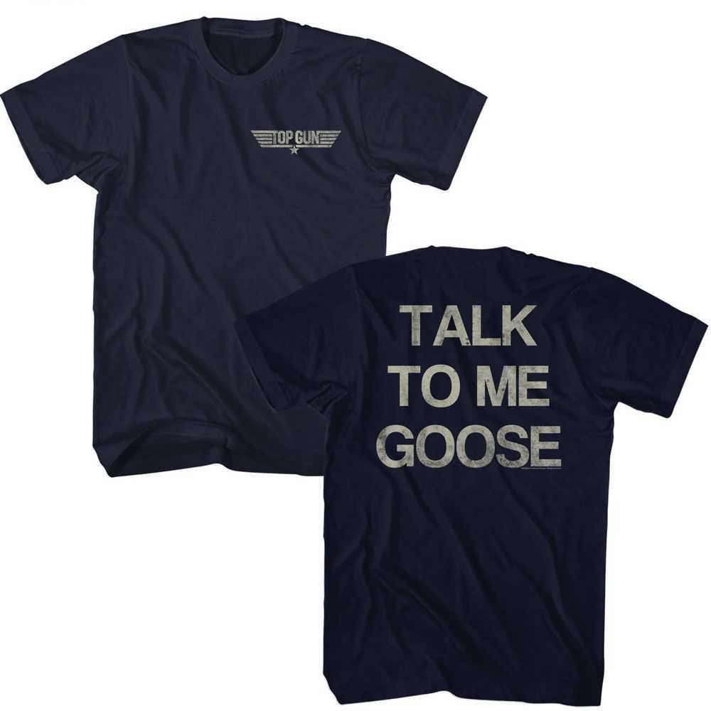Top Gun - TOP GUN TALK TO ME FRONT AND BACK Adult Shirt