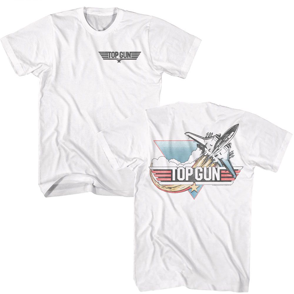 Top Gun - TOP GUN VINTAGE JET F B Adult Shirt